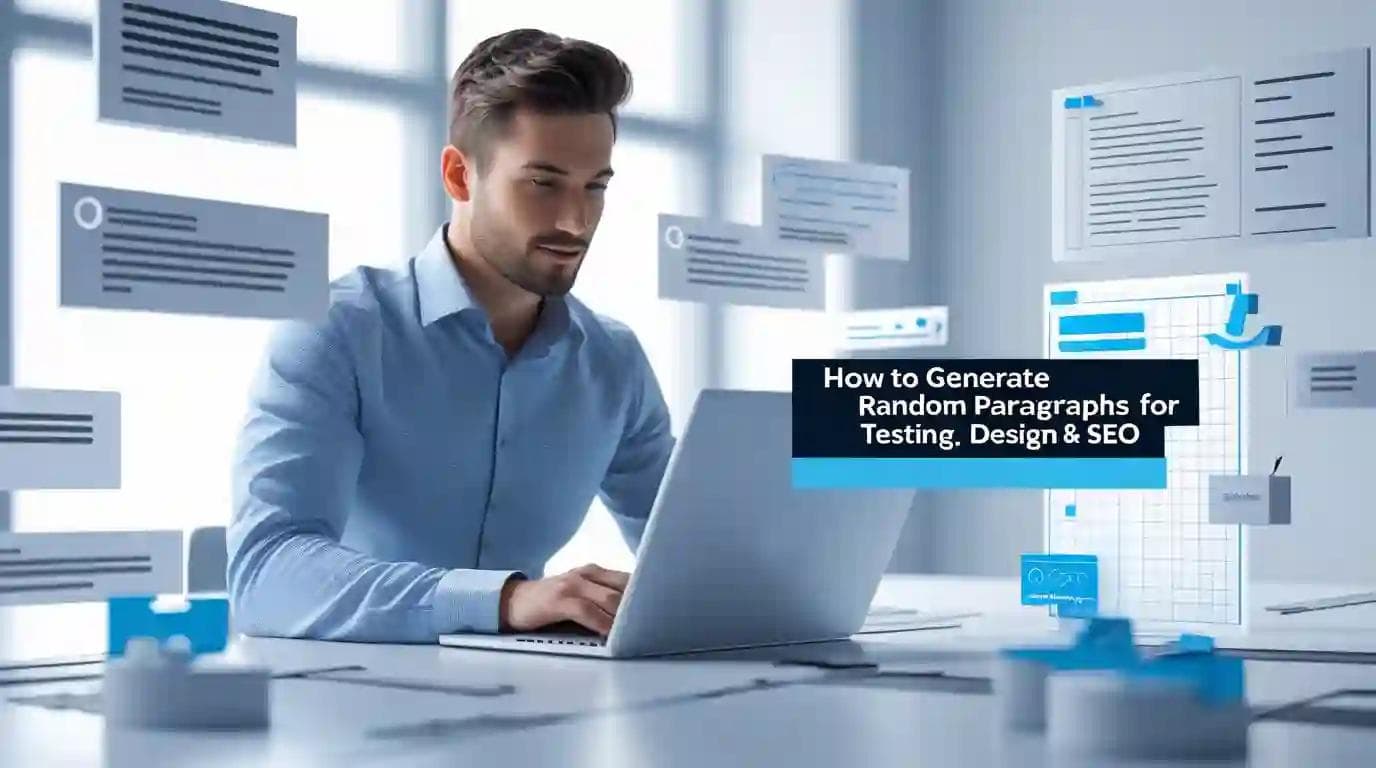 How to Generate Random Paragraphs for Testing, Design & SEO