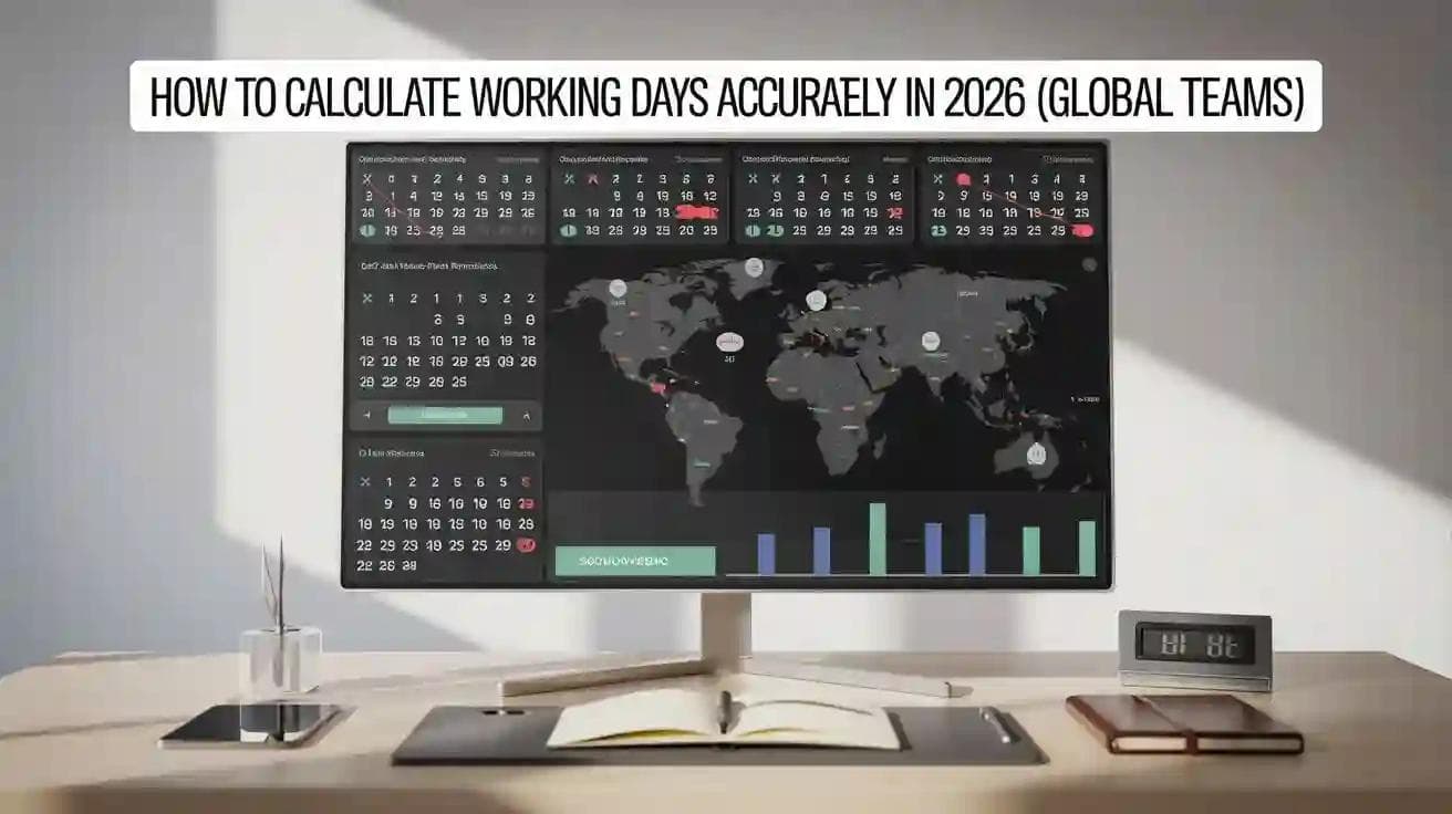 How to Calculate Working Days Accurately in 2026 (Global Teams)