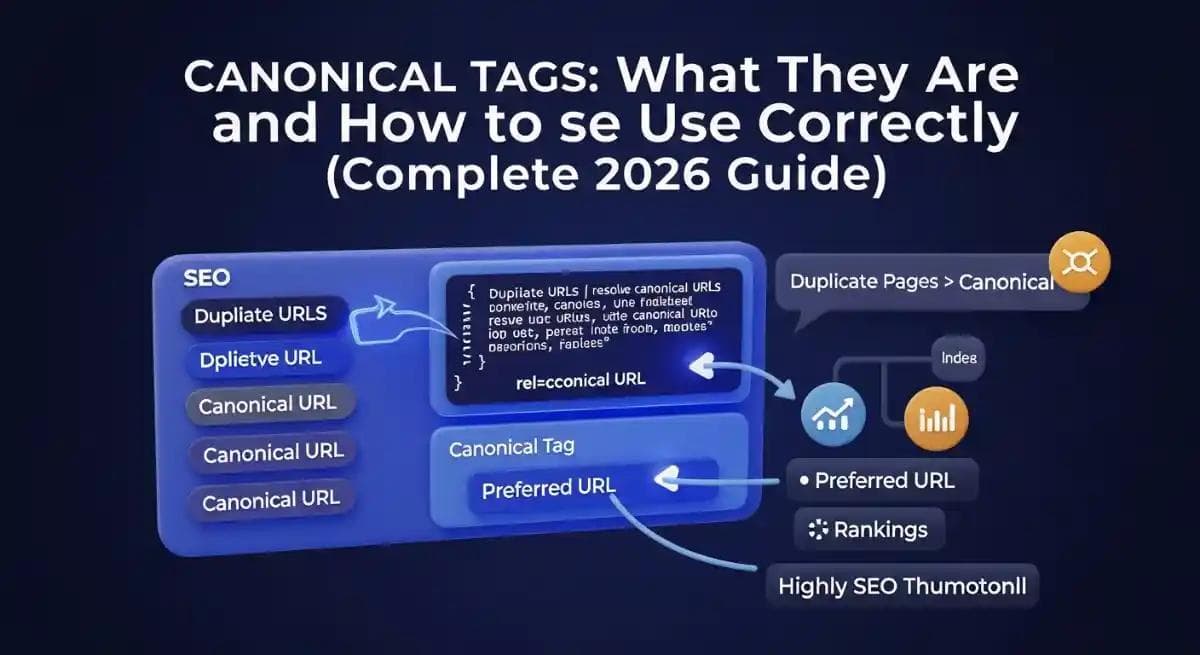 Canonical Tags: What They Are and How to Use Them Correctly (Complete 2026 SEO Guide)