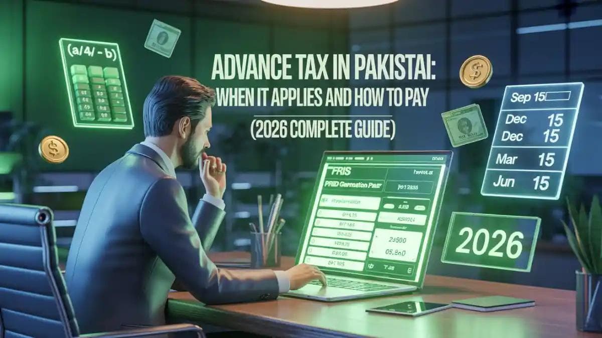 Advance Tax in Pakistan: When It Applies and How to Pay (2026 Complete Guide)