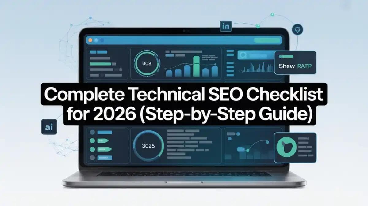 Complete Technical SEO Checklist for 2026 (Step-by-Step Guide)