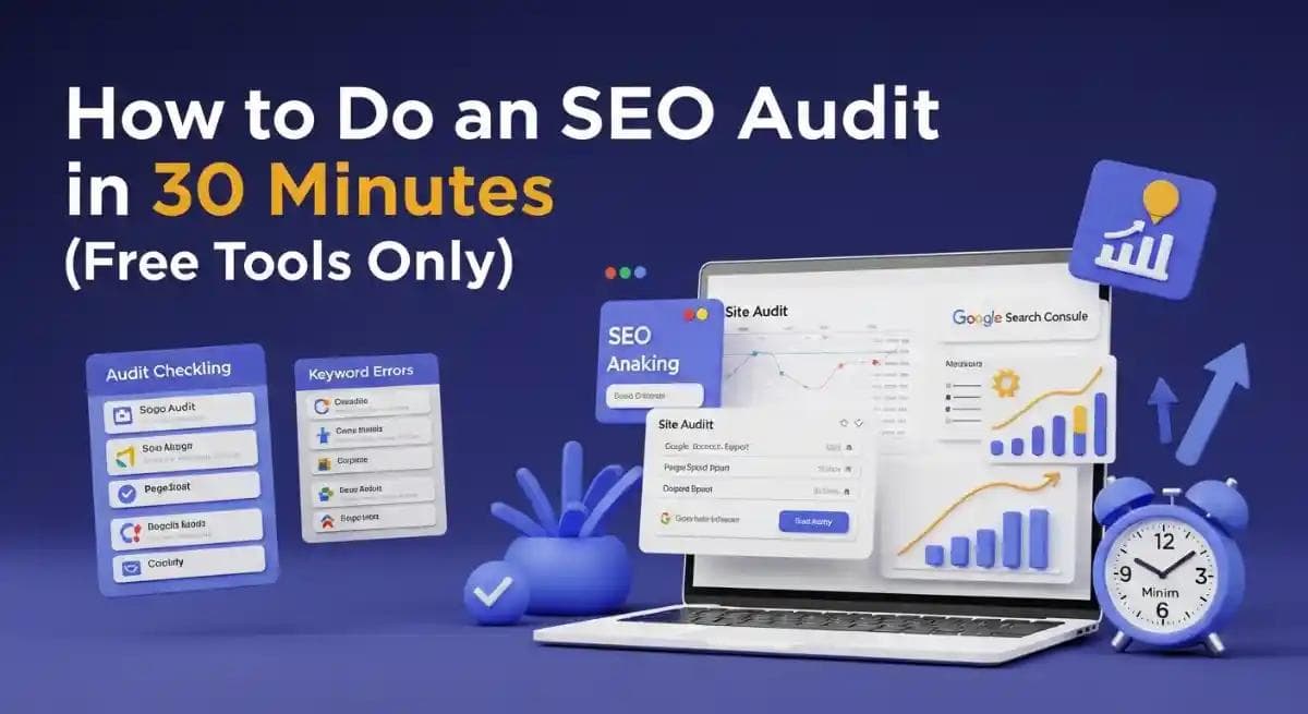 How to Do an SEO Audit in 30 Minutes (Free Tools Only)
