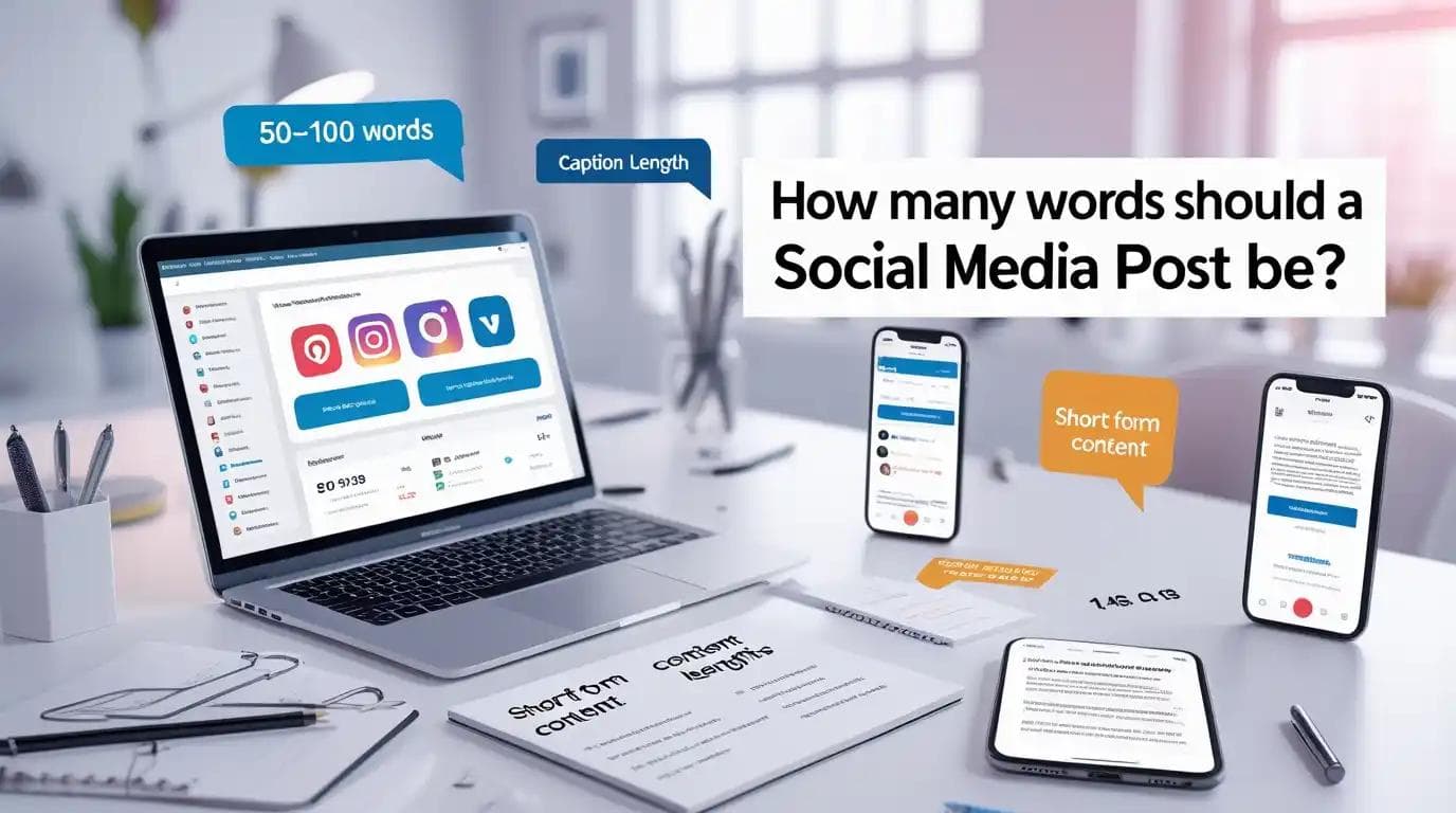 How Many Words Should a Social Media Post Be?
