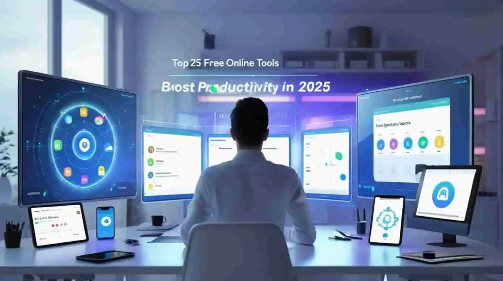 Top 25 Free Online Tools to Boost Productivity in 2025