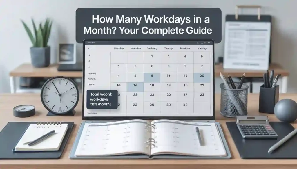 How Many Workdays in a Month Your Complete Guide