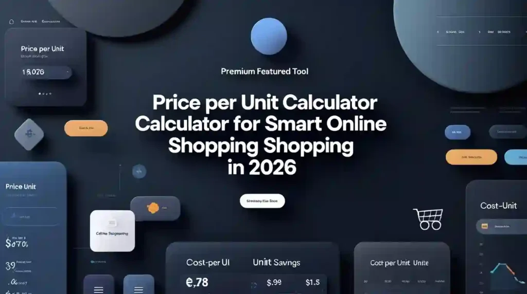 Price Per Unit Calculator for Smart Online Shopping in 2026