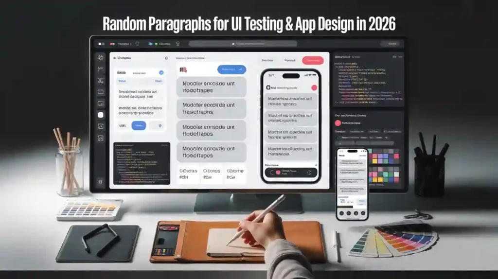 Random Paragraphs for UI Testing & App Design in 2026