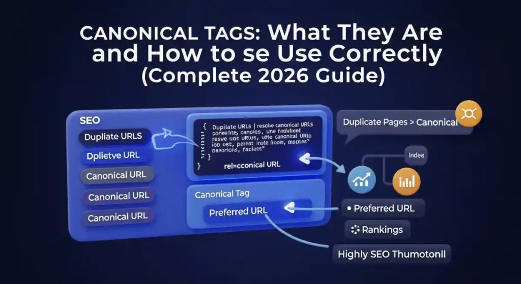 Canonical Tags What They Are and How to Use Them Correctly (Complete 2026 Guide)