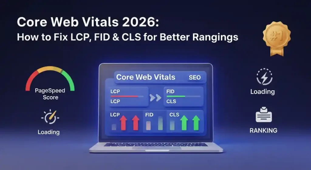Core Web Vitals 2026 How to Fix LCP, FID & CLS for Better Rankings