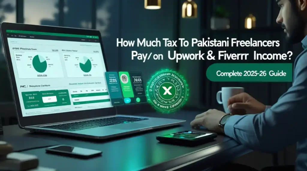 How Much Tax Do Pakistani Freelancers Pay on Upwork & Fiverr Income (Complete 2025–26 Guide)