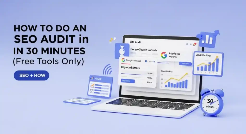 How to Do an SEO Audit in 30 Minutes (Free Tools Only)