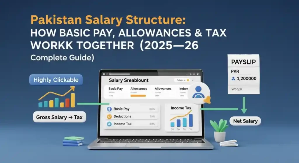 Pakistan Salary Structure & Tax Guide 2025–26